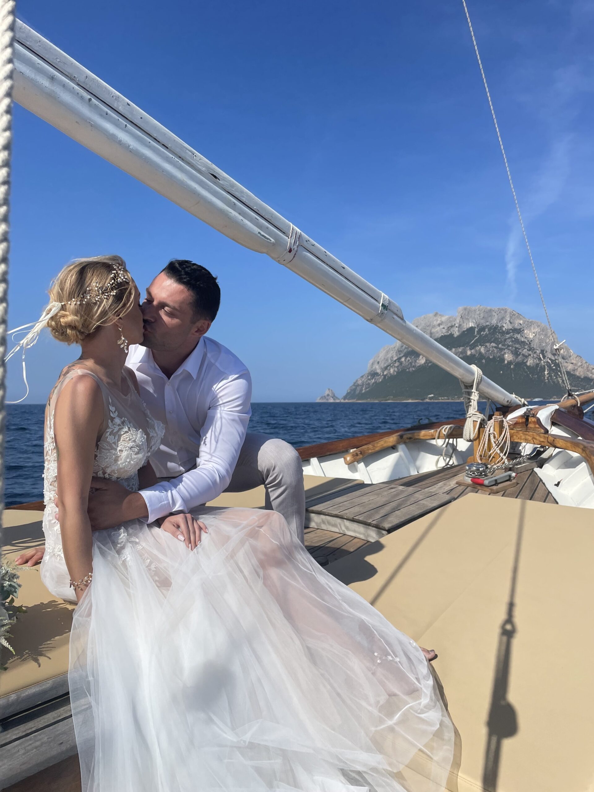 Escort Brides Boat Weddings Tavolara Sailing San Paolo