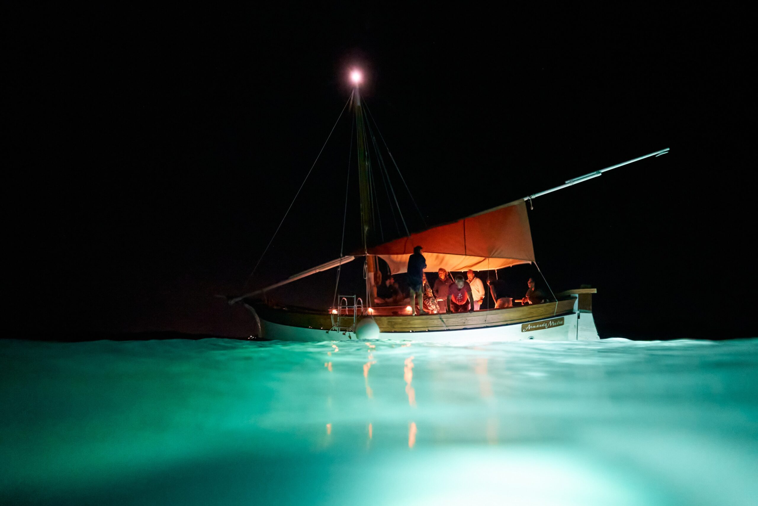 Night Excursion Tavolara Sailing Latina Sanpaolo Sailing Armanda Madre